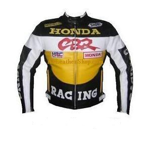Honda CBR Motorrad Rennsport Lederjacke