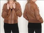 Ladies Fashion Soft Anline Leather Jacket