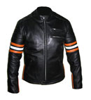 stylish black soft leather jacket 