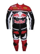 Red Bull Motorcycle Biker Leather Suit
