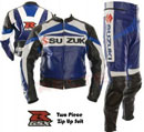 Suzuki GSXR Blue Color Racing Suit