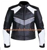 mans motorcycle fashion leather jacket