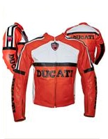 Ducati Motorcycle Jacket Red Color